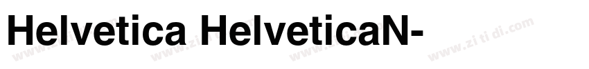 Helvetica HelveticaN字体转换